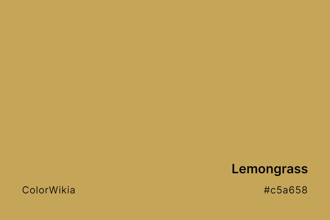 Lemongrass Color – #c5a658: Codes and Complete Breakdown