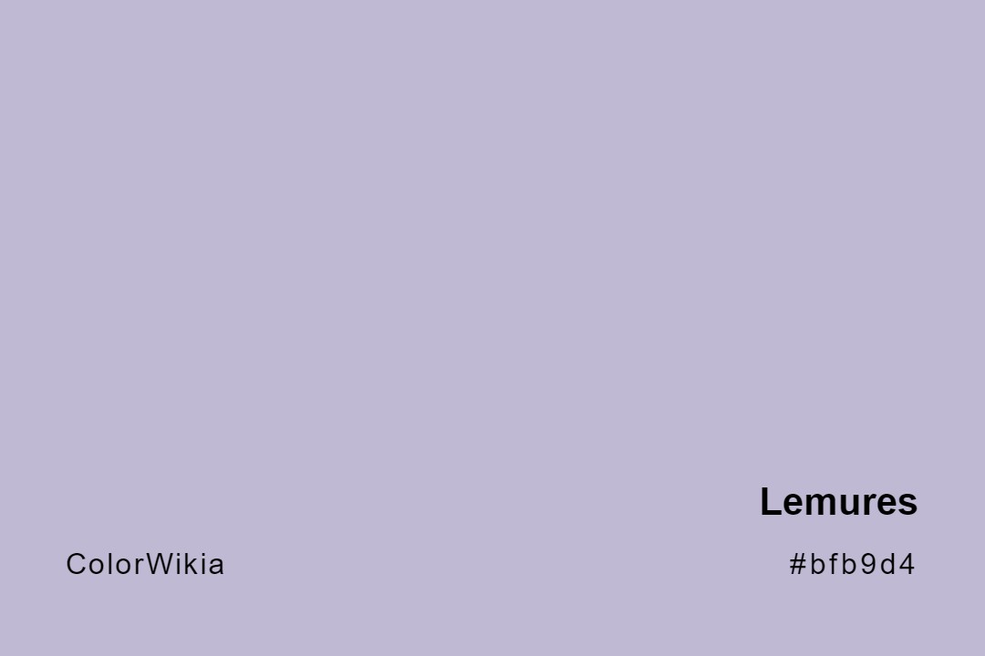 Lemures Color – #bfb9d4: Codes and Complete Breakdown