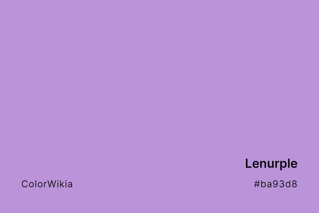 Lenurple Color – #ba93d8: Codes and Complete Breakdown