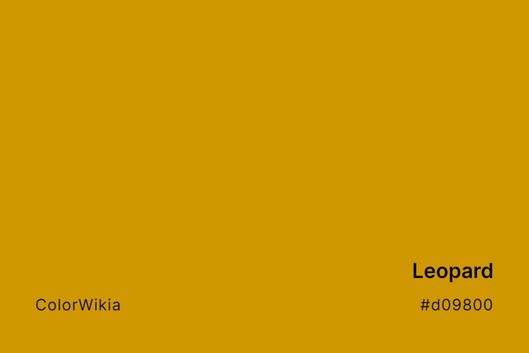 Leopard Color – #d09800: Codes and Complete Breakdown