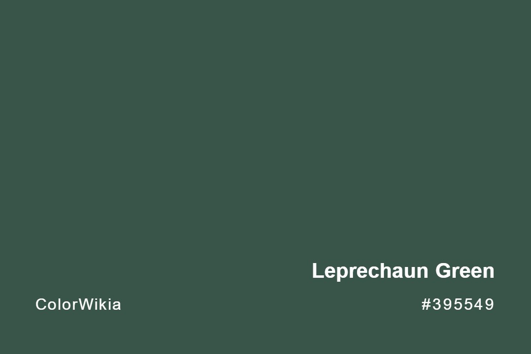 Leprechaun Green Color – #395549: Codes and Complete Breakdown