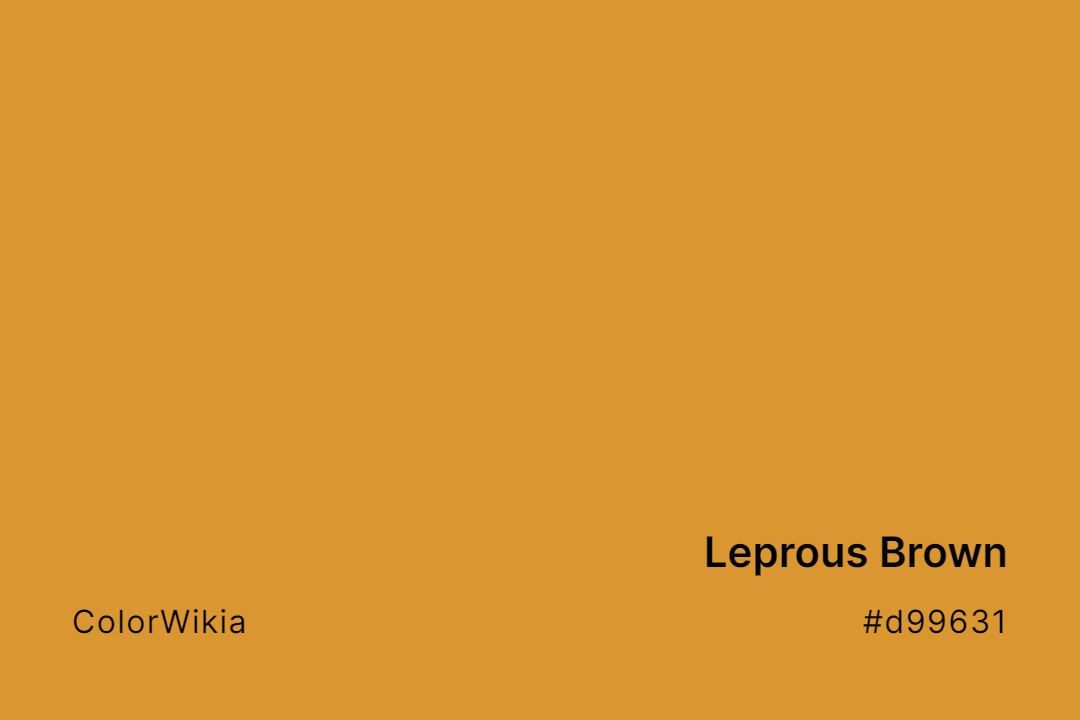 Leprous Brown Color – #d99631: Codes and Complete Breakdown