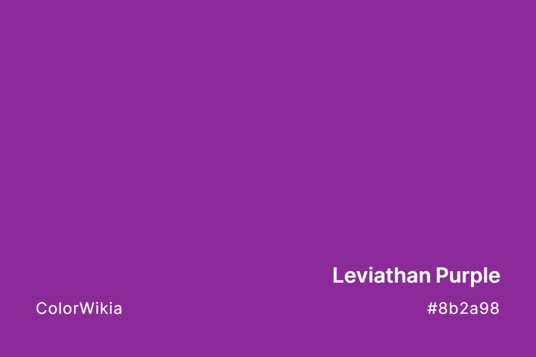 Leviathan Purple Color – #8b2a98: Codes and Complete Breakdown
