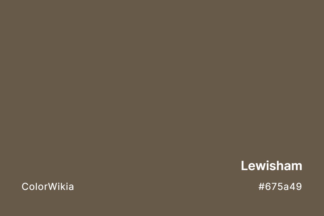 Lewisham Color – #675a49: Codes and Complete Breakdown