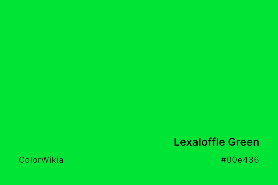 Lexaloffle Green Color – #00e436: Codes and Complete Breakdown