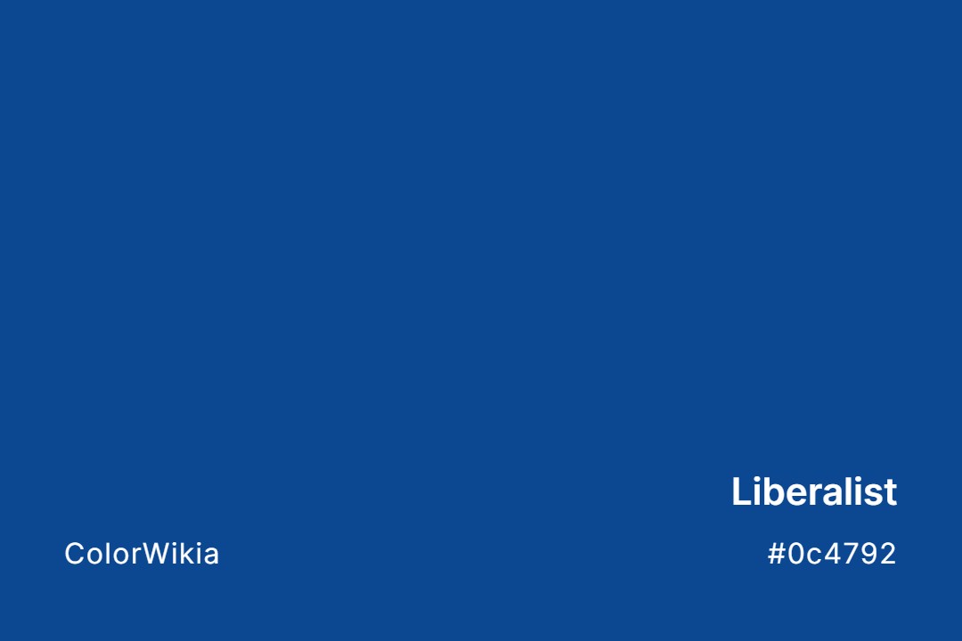 Liberalist Color – #0c4792: Codes and Complete Breakdown