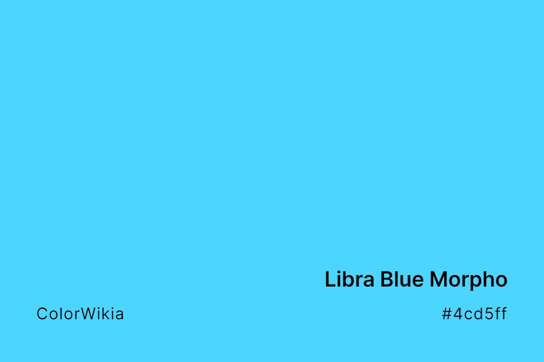 Libra Blue Morpho Color – #4cd5ff: Codes and Complete Breakdown