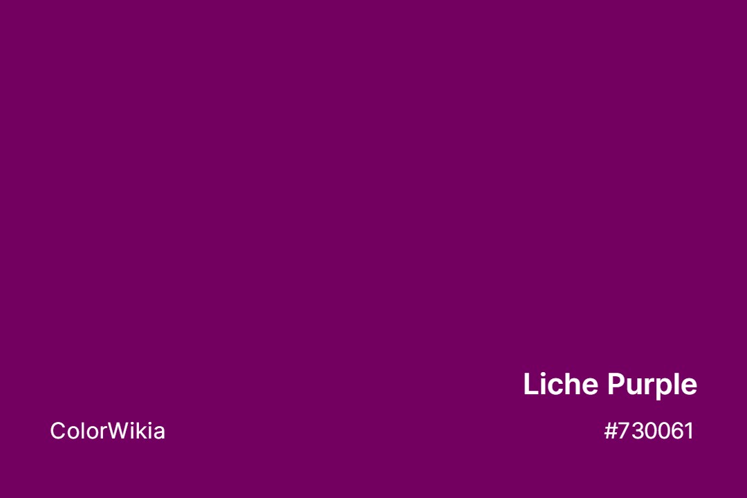 Liche Purple Color – #730061: Codes and Complete Breakdown