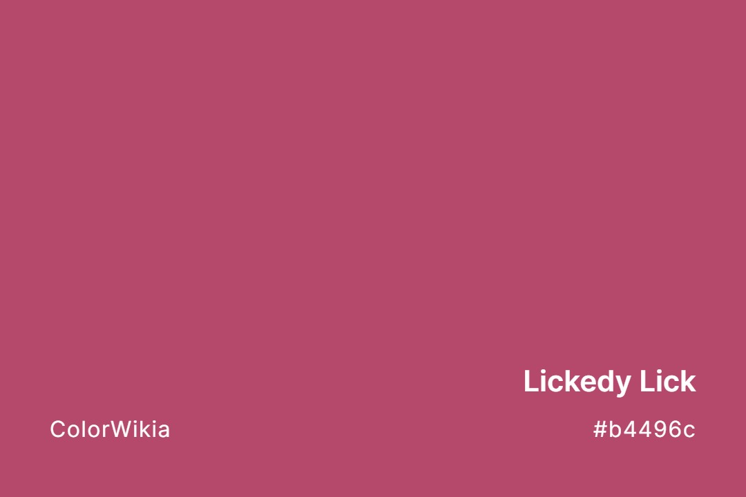 Lickedy Lick Color – #b4496c: Codes and Complete Breakdown