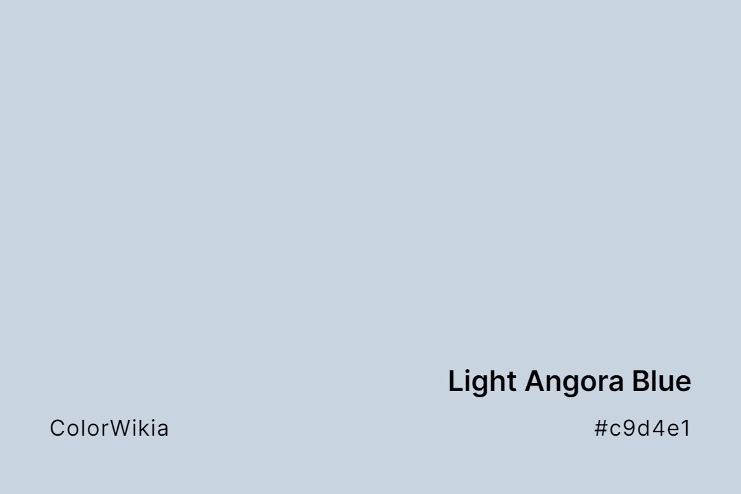 light angora blue color c9d4e1