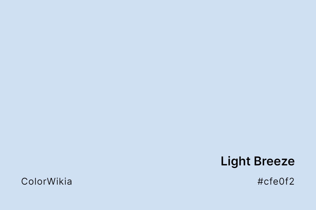 light breeze color cfe0f2