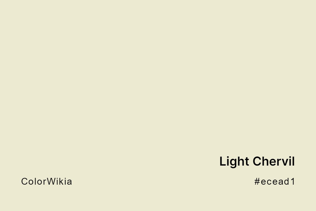 Light Chervil Color – #ecead1: Codes and Complete Breakdown