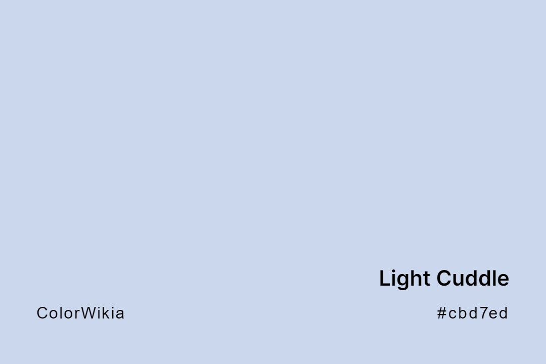 Light Cuddle Color – #cbd7ed: Codes and Complete Breakdown