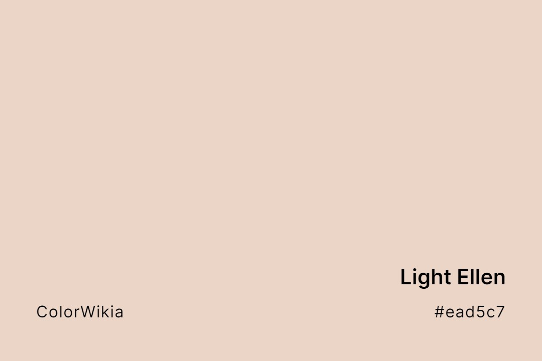 Light Ellen Color – #ead5c7: Codes and Complete Breakdown