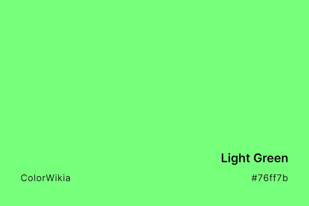 Light Green Color – #76ff7b: Codes and Complete Breakdown