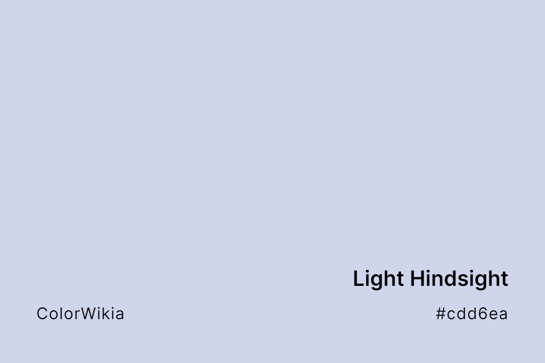Light Hindsight Color – #cdd6ea: Codes and Complete Breakdown