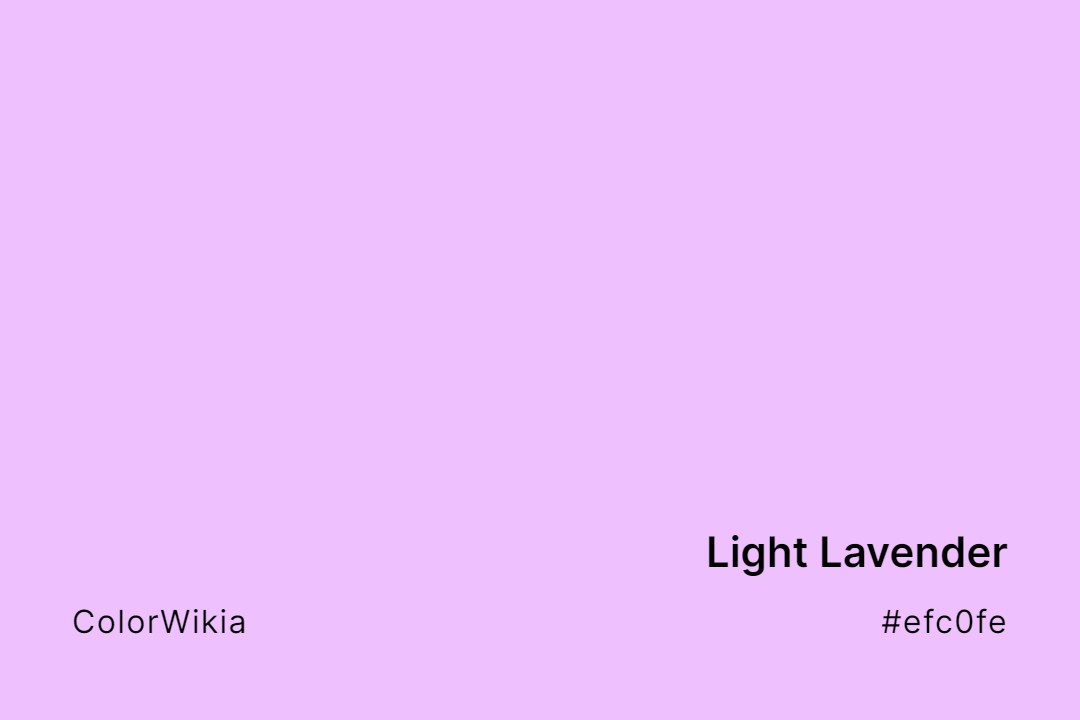 light lavender color efc0fe
