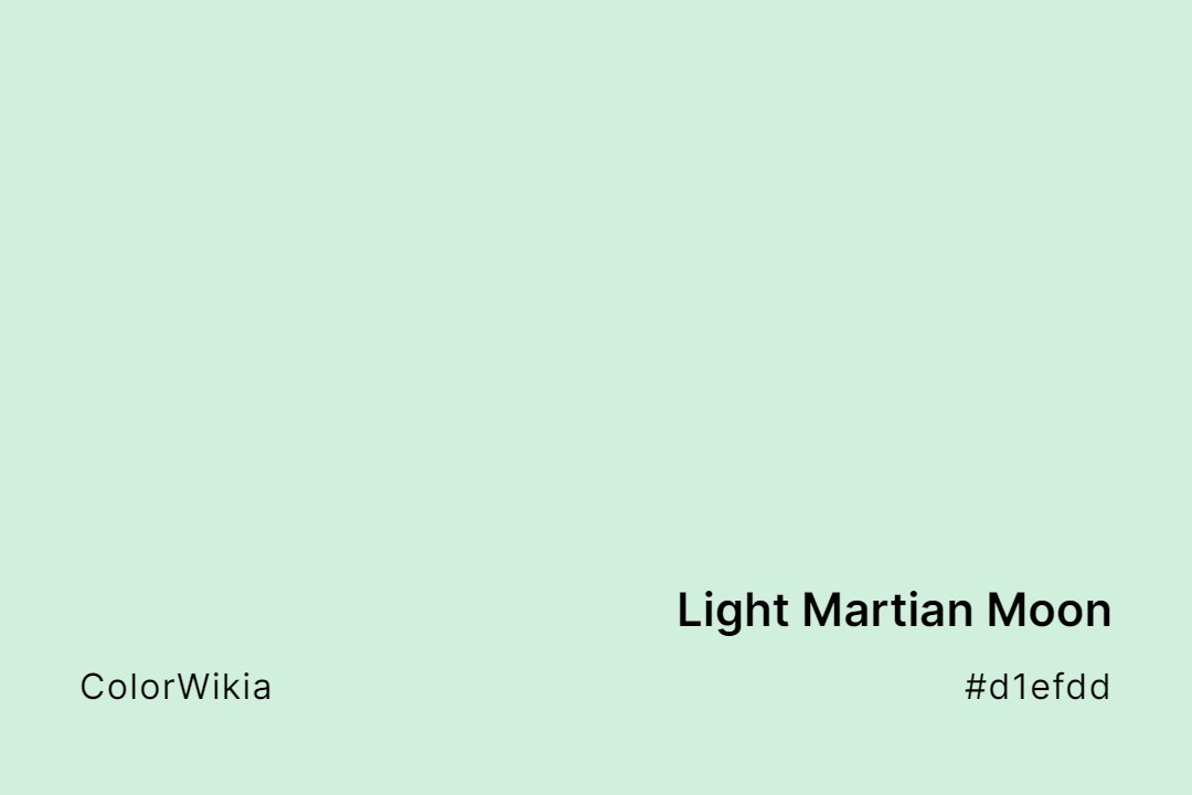 light martian moon color d1efdd