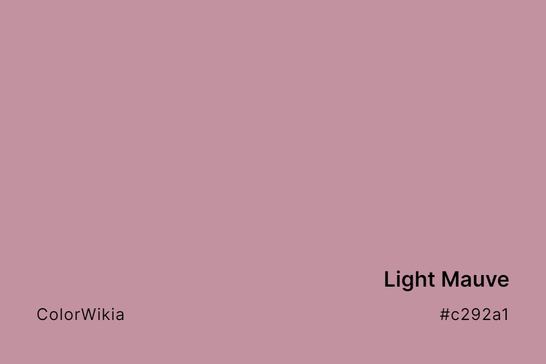 Light Mauve Color – #c292a1: Codes and Complete Breakdown