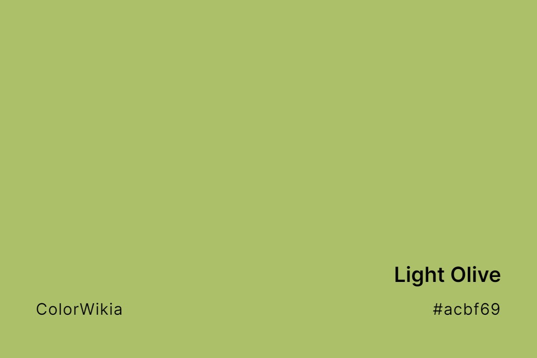 light olive color acbf69