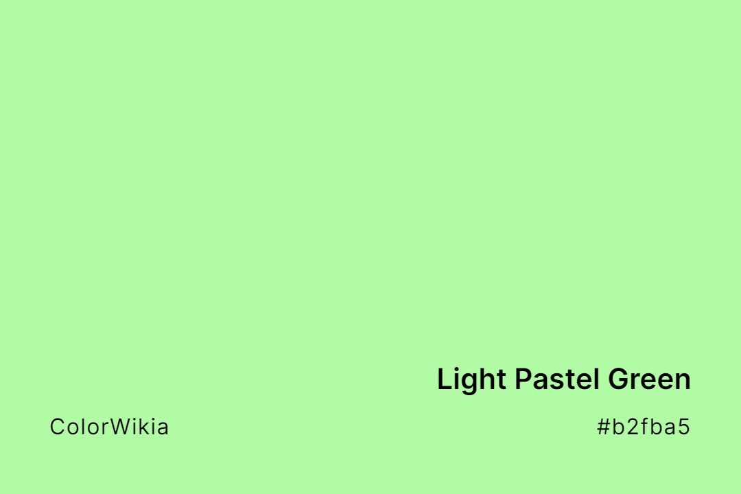 light pastel green color b2fba5