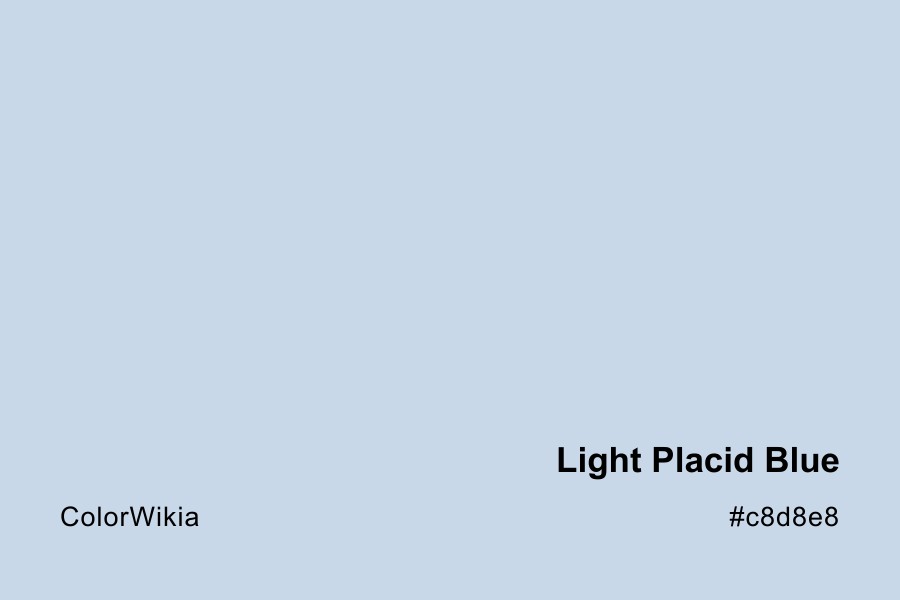 light placid blue color c8d8e8