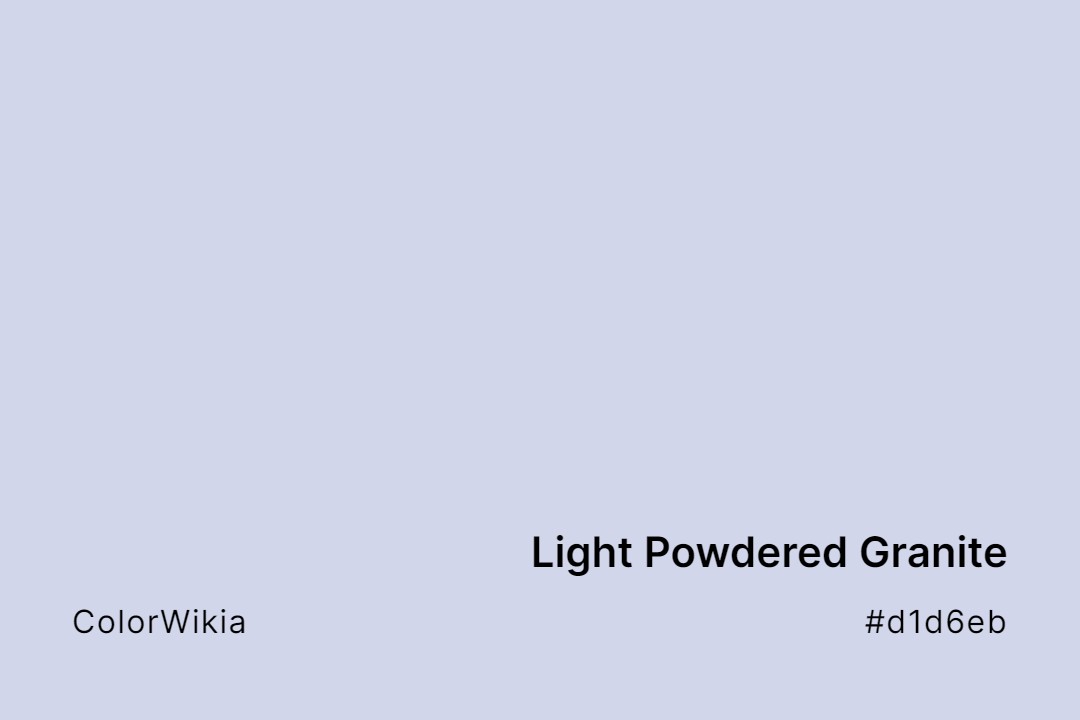 light powdered granite color d1d6eb