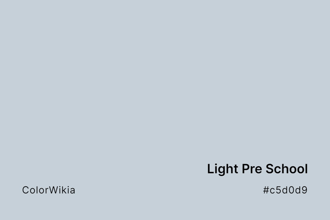 light pre school color c5d0d9