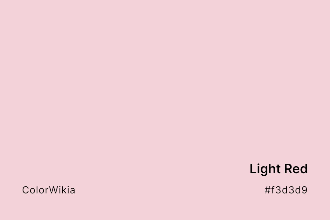 Light Red Color – #f3d3d9: Codes and Complete Breakdown
