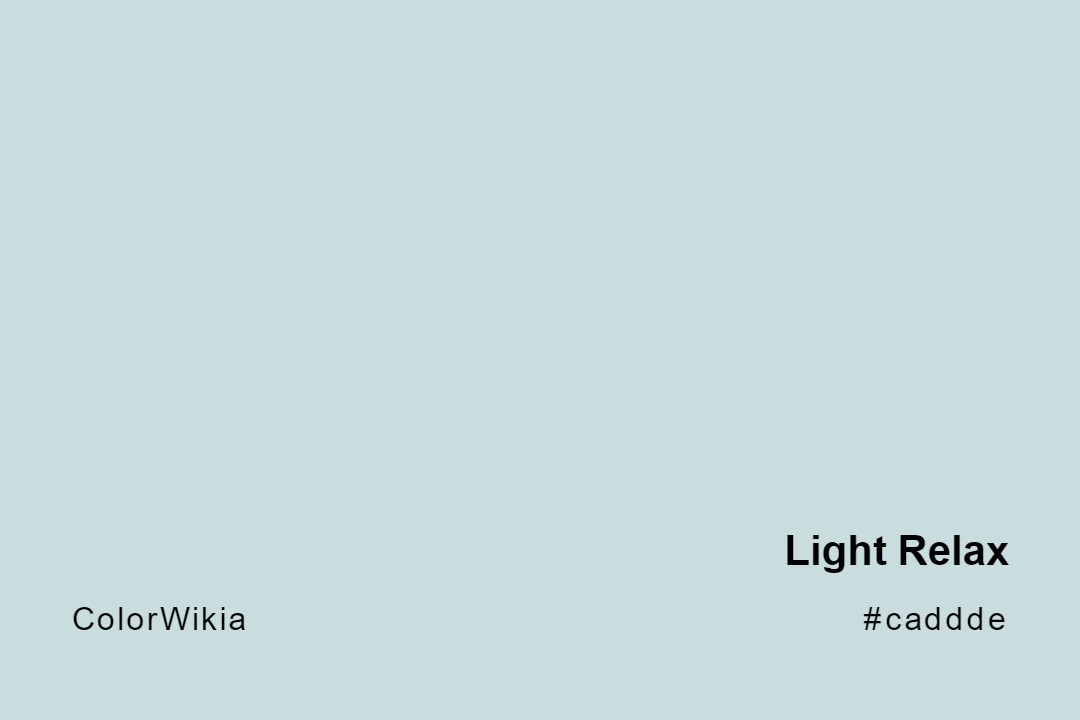 Light Relax Color – #caddde: Codes and Complete Breakdown