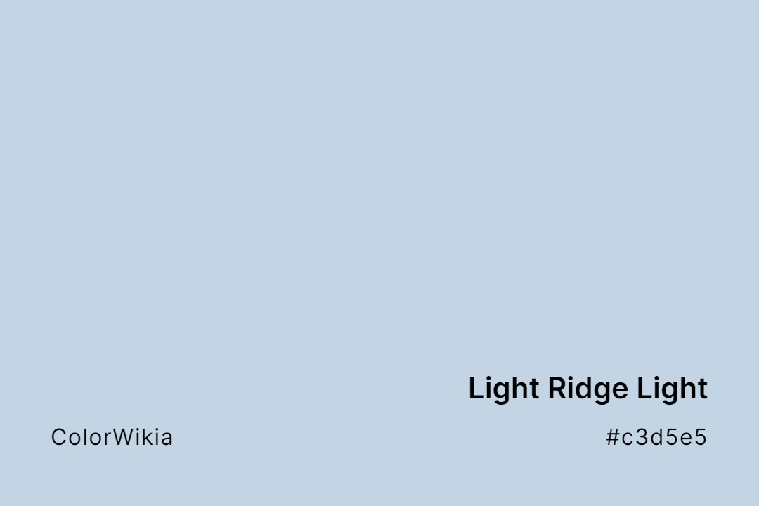 light ridge light color c3d5e5