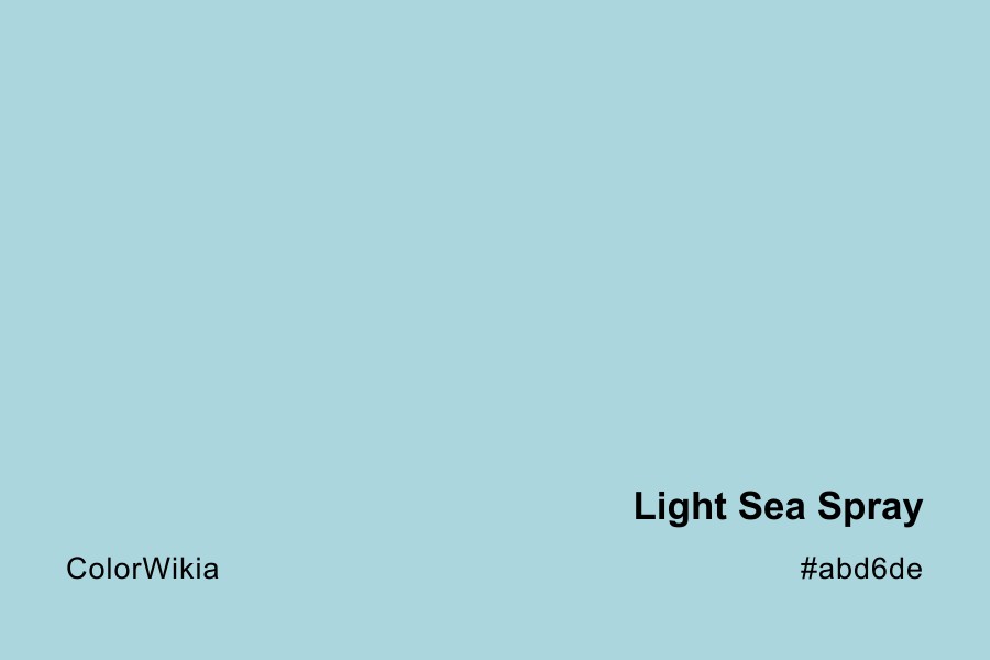 light sea spray color abd6de