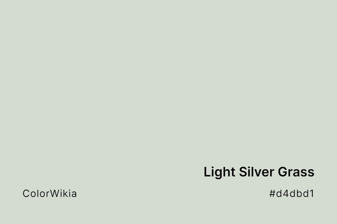 light silver grass color d4dbd1
