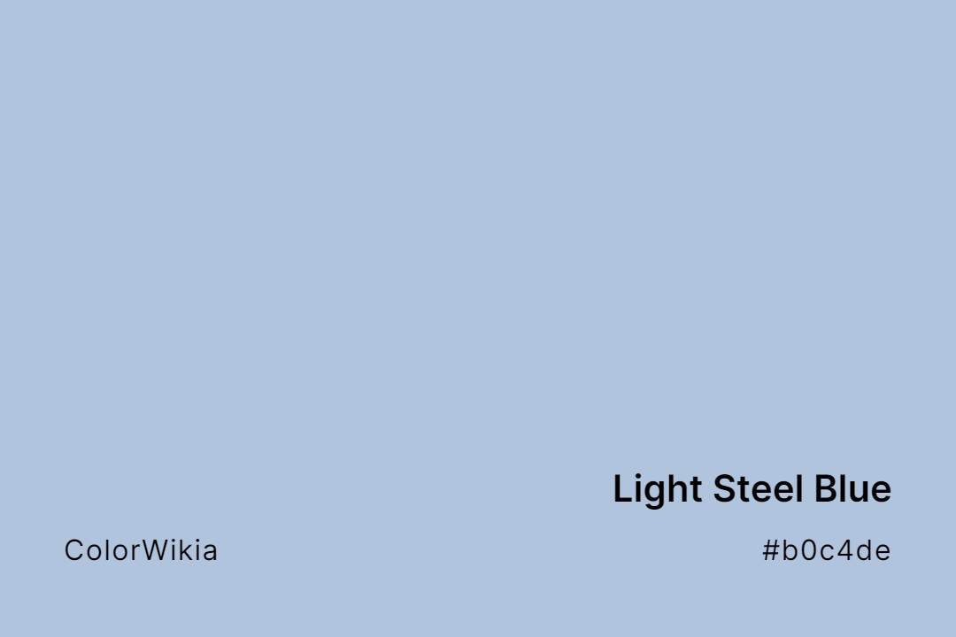 light steel blue color b0c4de