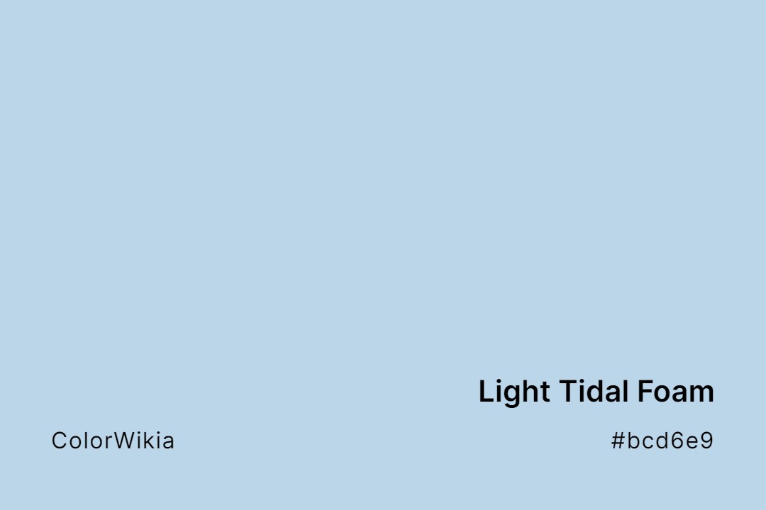 light tidal foam color bcd6e9