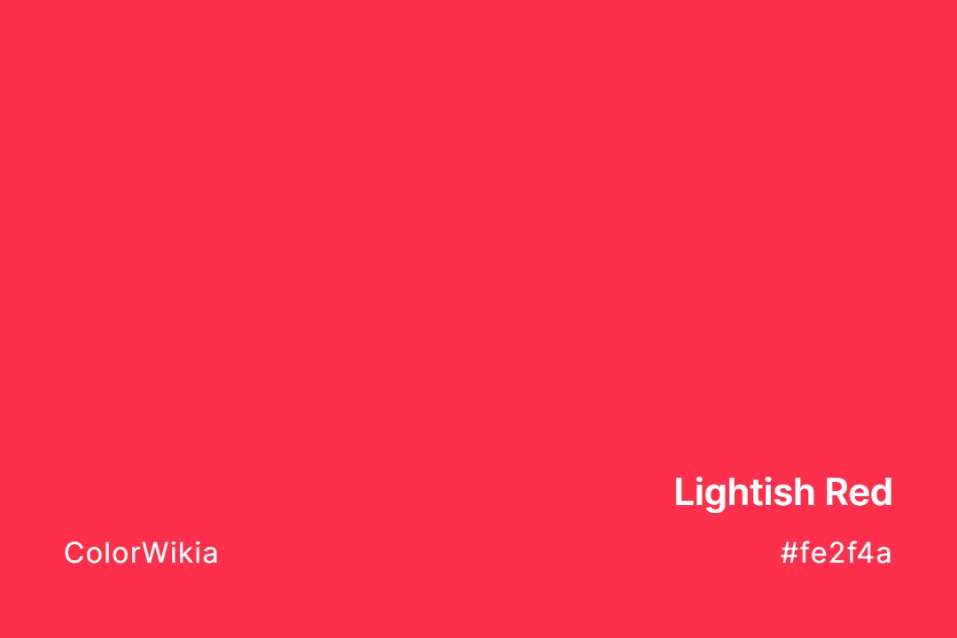 lightish red color fe2f4a