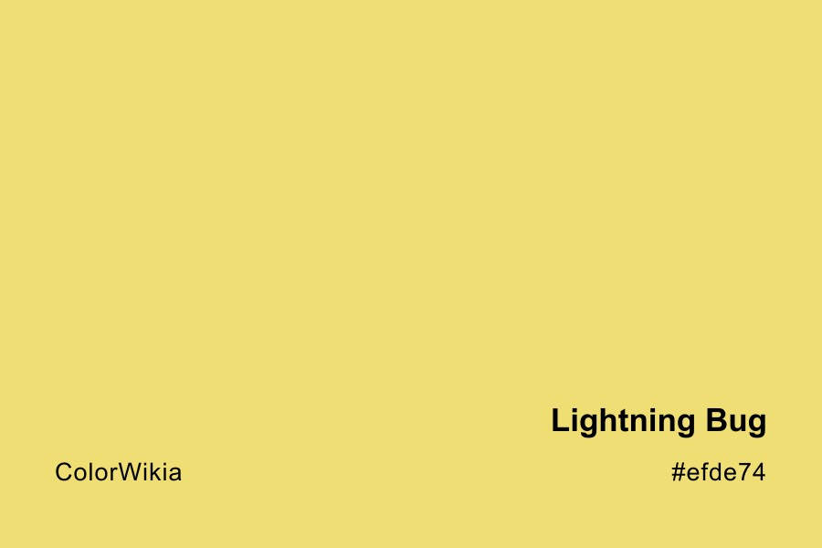 lightning bug color efde74