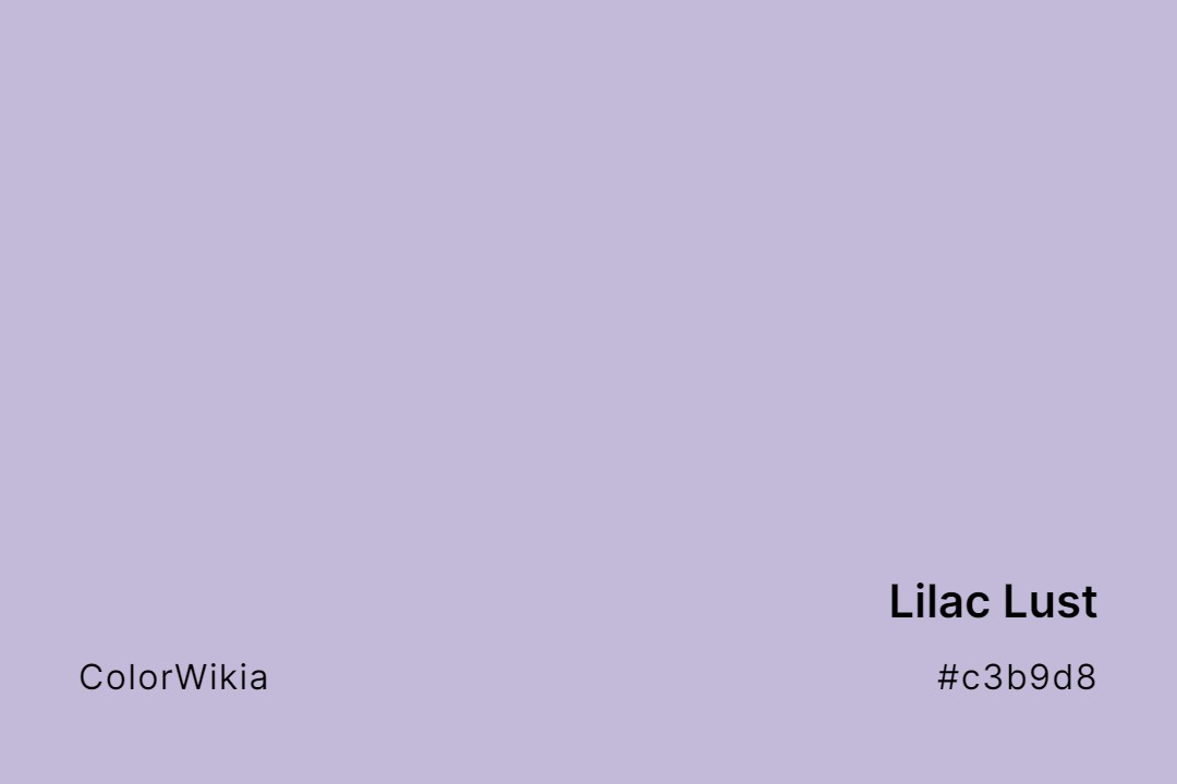 lilac lust color c3b9d8