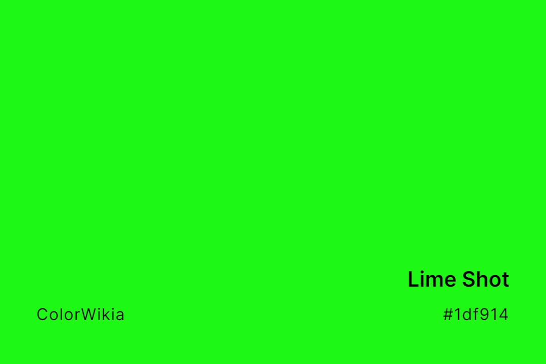 lime shot color 1df914