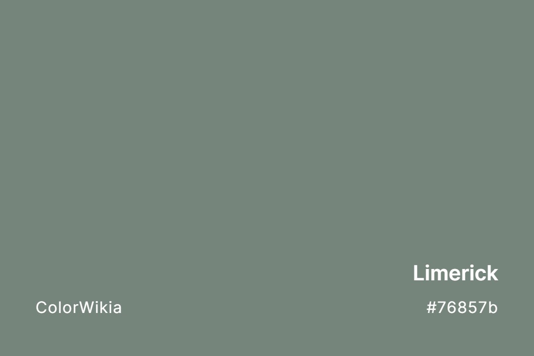 Limerick Color – #76857b: Codes and Complete Breakdown