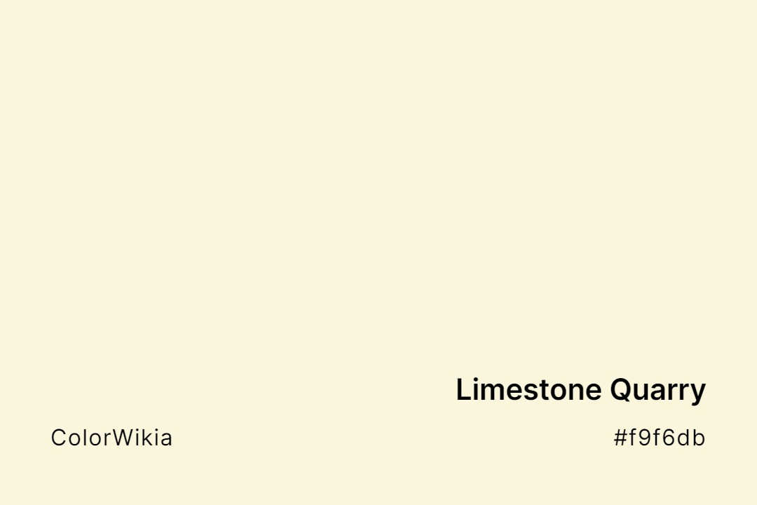 limestone quarry color f9f6db
