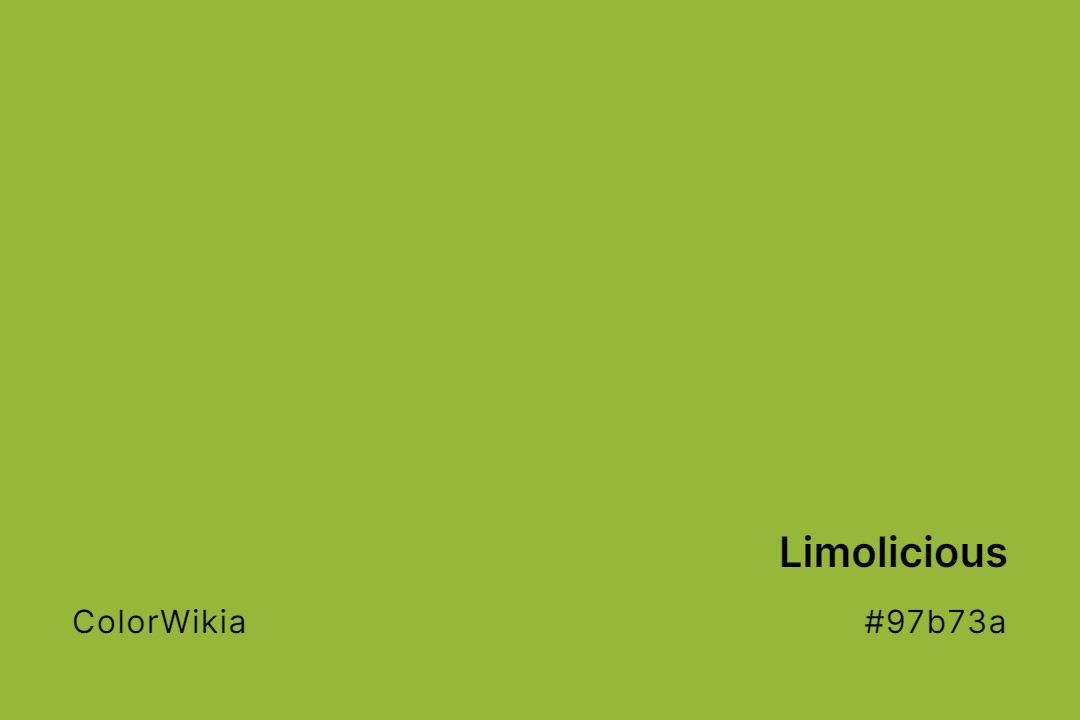 Limolicious Color – #97b73a: Codes and Complete Breakdown
