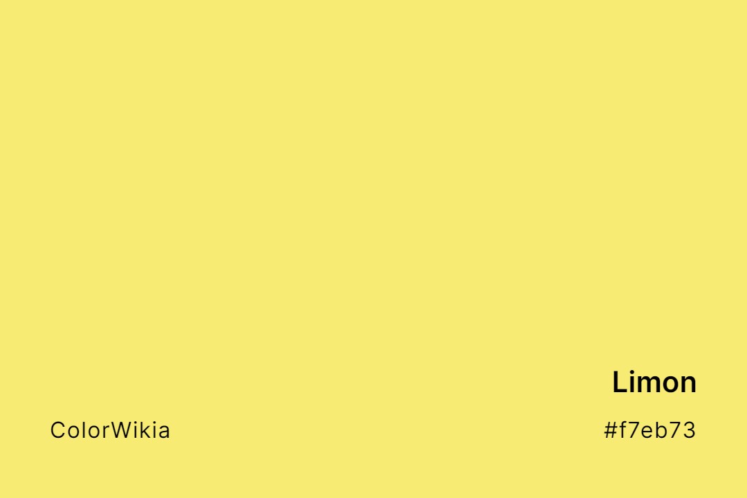 Limon Color – #f7eb73: Codes and Complete Breakdown