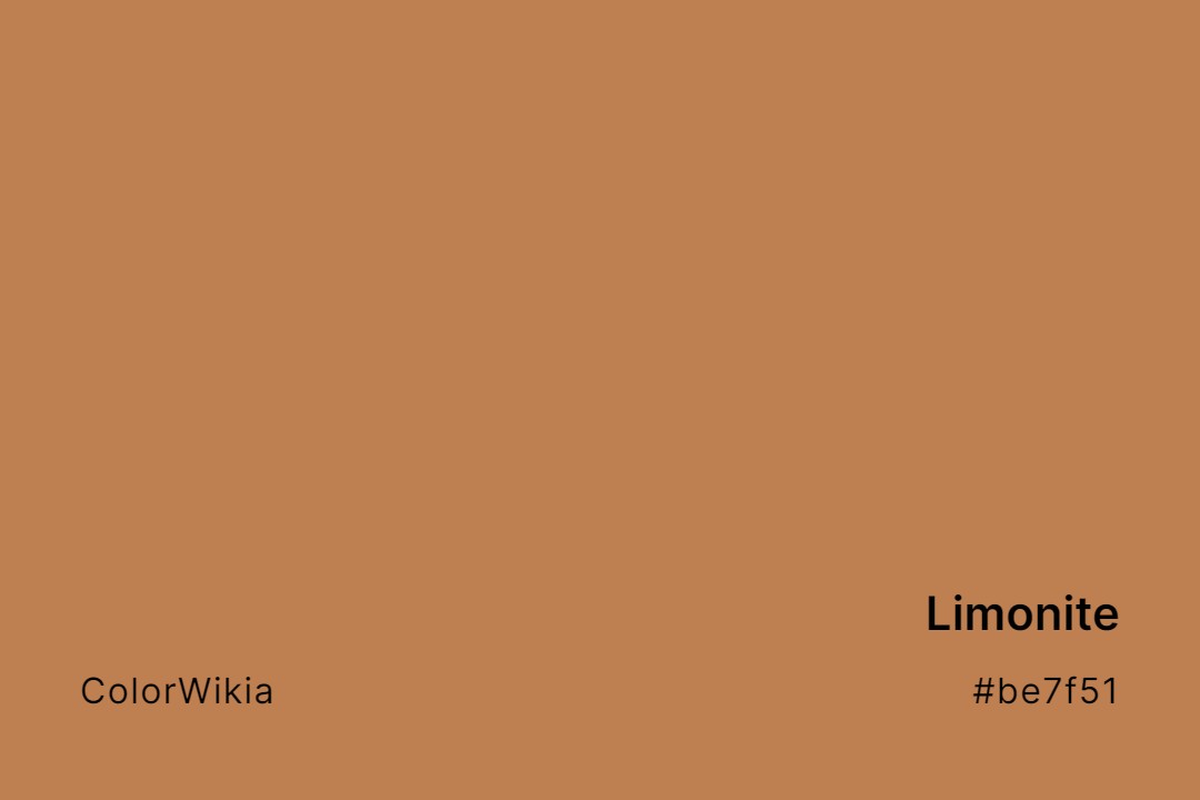 Limonite Color – #be7f51: Codes and Complete Breakdown