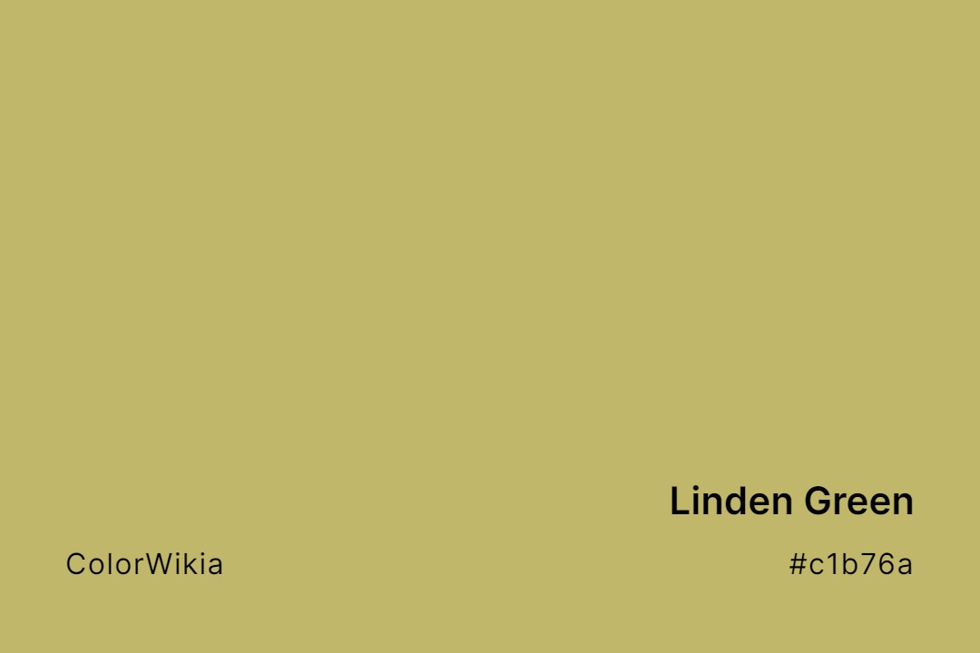 linden green color c1b76a
