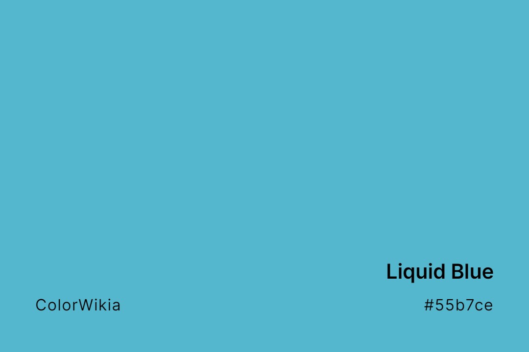 liquid blue color 55b7ce