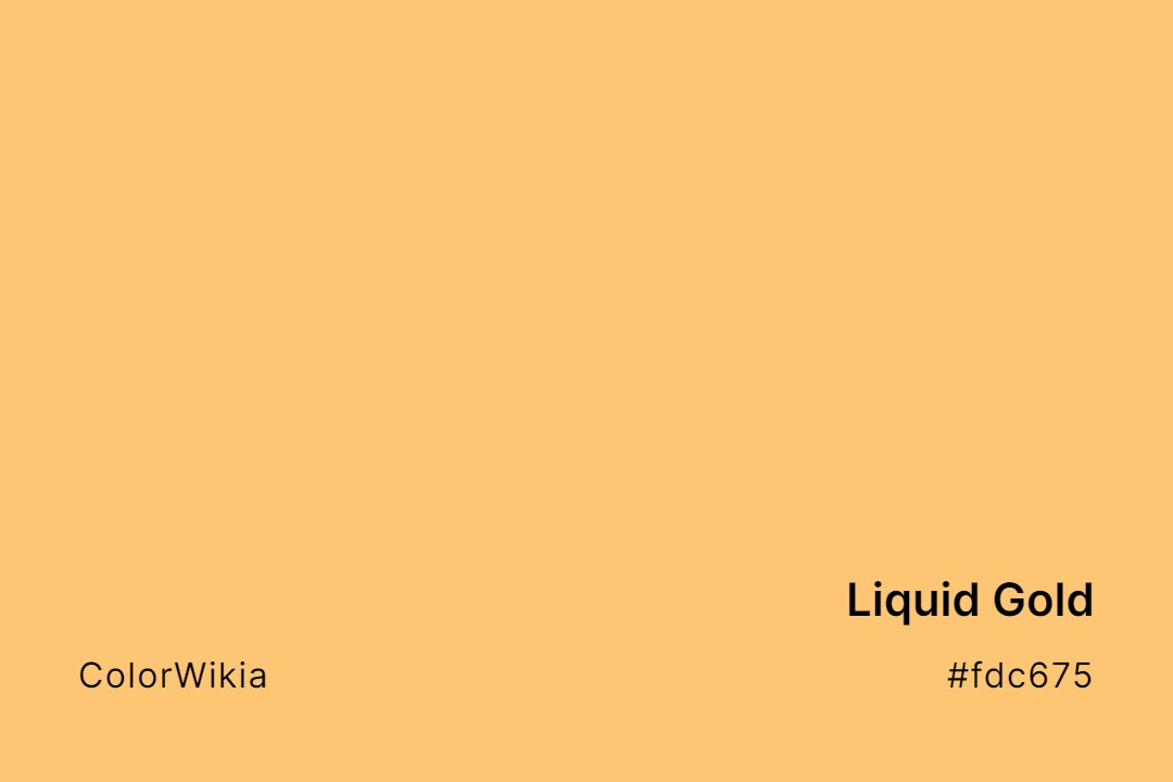 liquid gold color fdc675