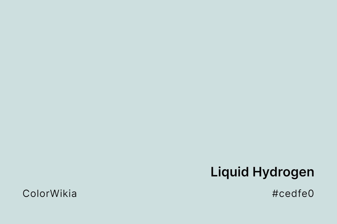 liquid hydrogen color cedfe0