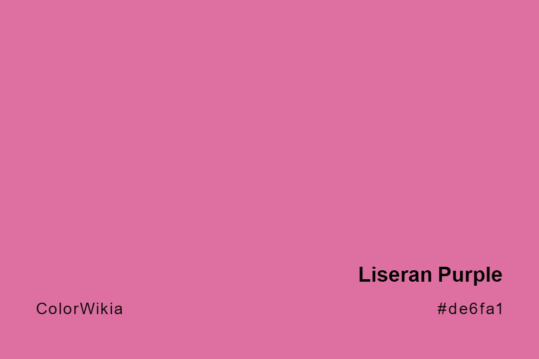 Liseran Purple Color – #de6fa1: Codes and Complete Breakdown