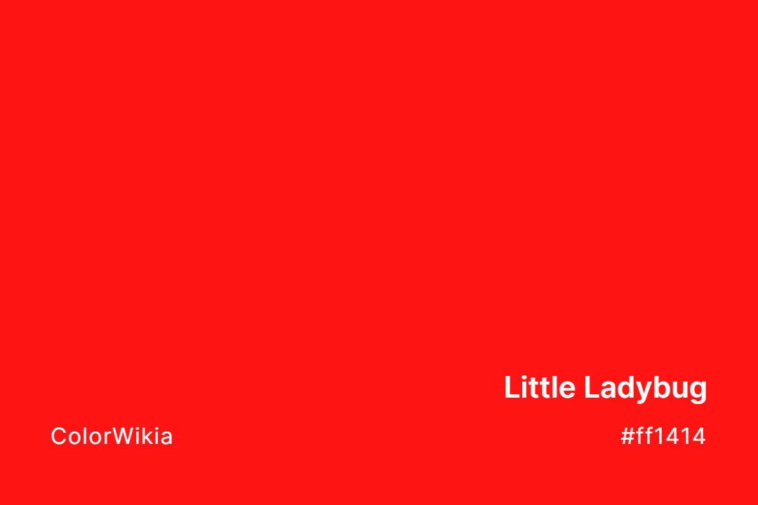 little ladybug color ff1414